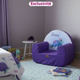 fauteuil club bébé prénom exclusif Caro Créations